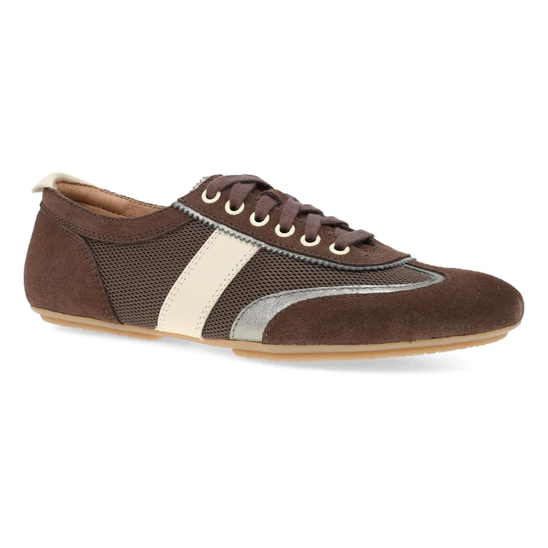 Milana "Sneakerina" Oxford in Chocolate/Pewter