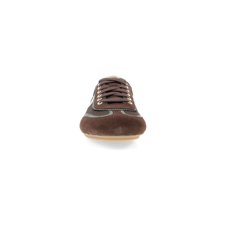Milana "Sneakerina" Oxford in Chocolate/Pewter