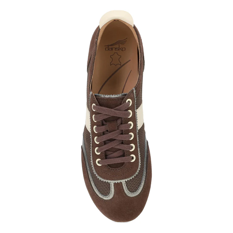 Milana "Sneakerina" Oxford in Chocolate/Pewter