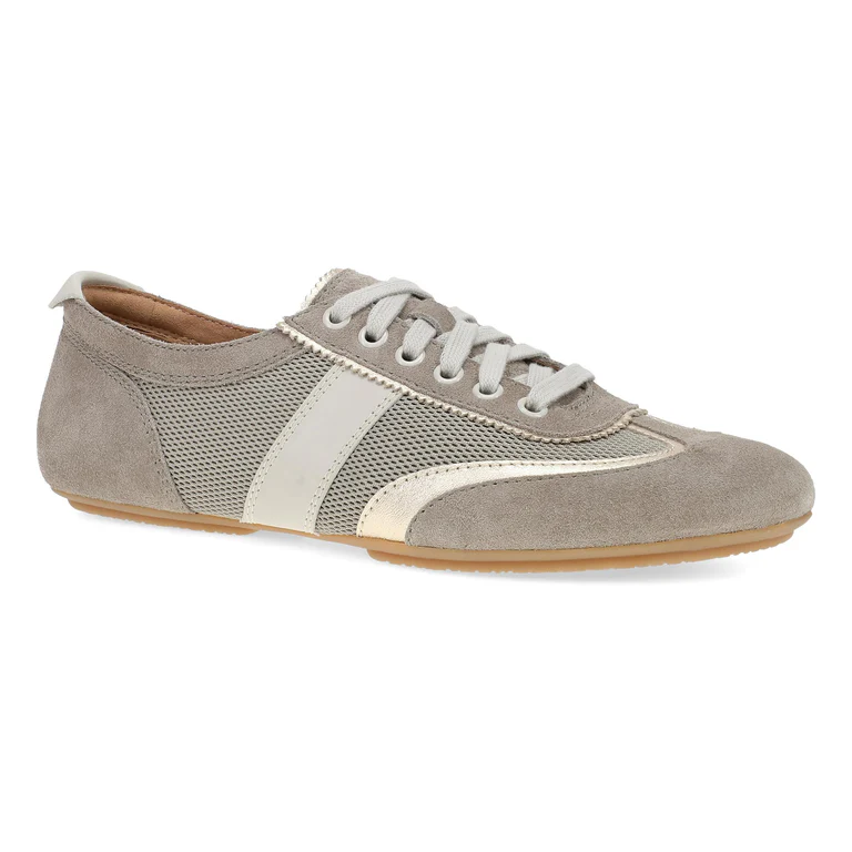 Milana "Sneakerina" Oxford in Taupe/Gold