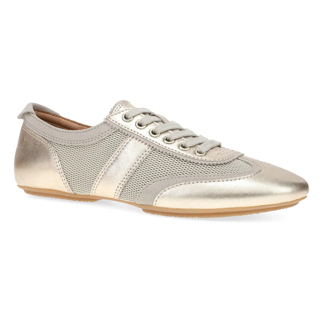 Milana "Sneakerina" Oxford in Gold Metallic