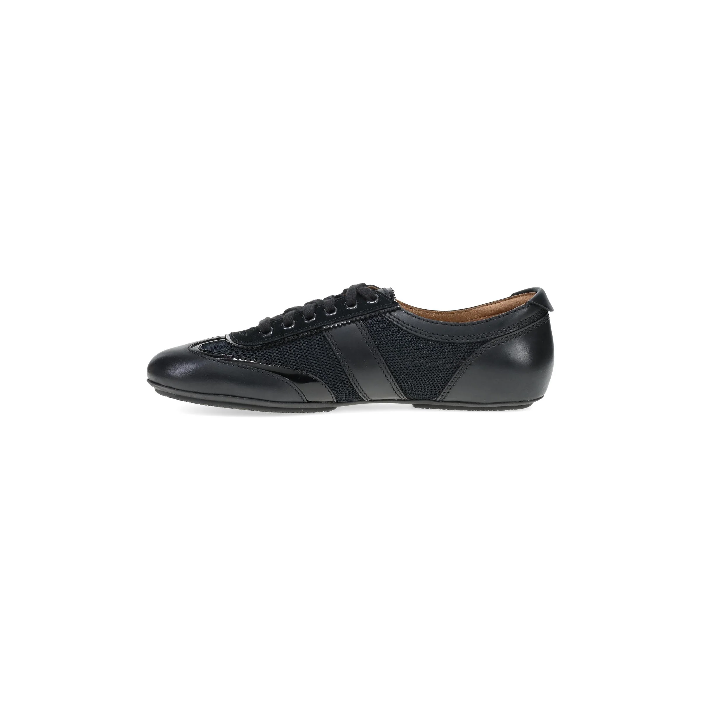 Milana "Sneakerina" Oxford in Black/Black Patent