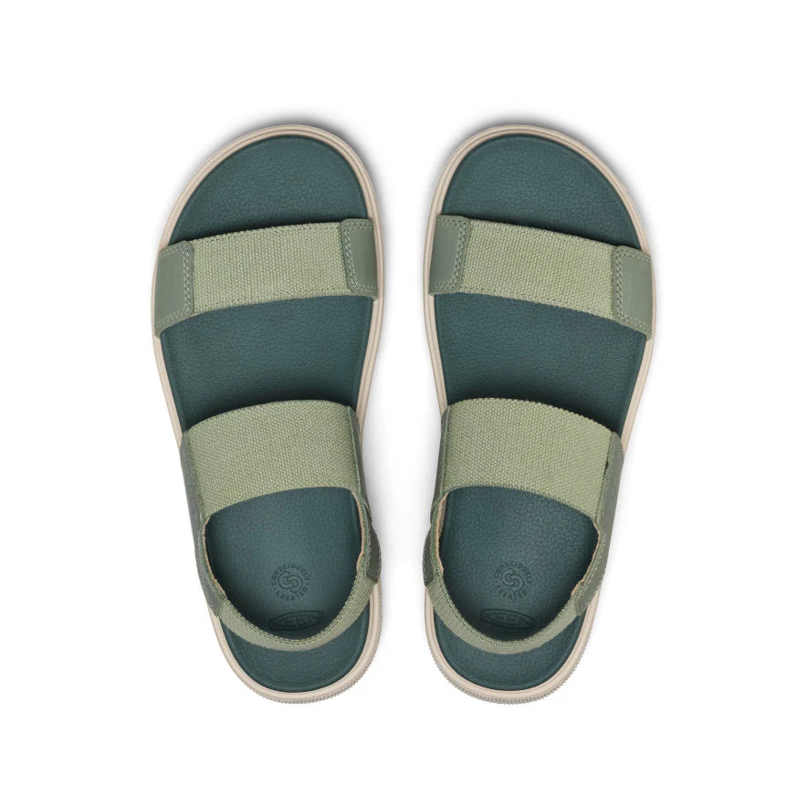 Elle Mila Backstrap in Lily Pad/Dark Forest