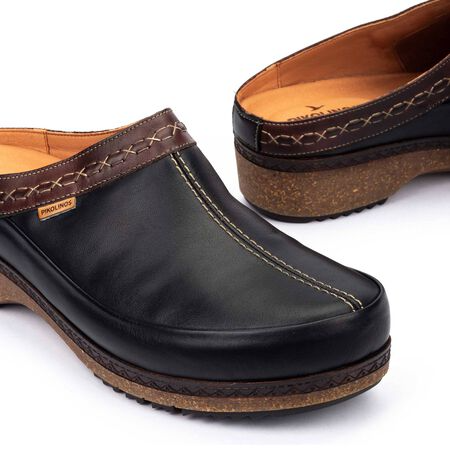Granada WOW Women's Leather Clog in Black