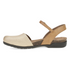 Rowan Closed Toe Sandal in Taupe Metallic