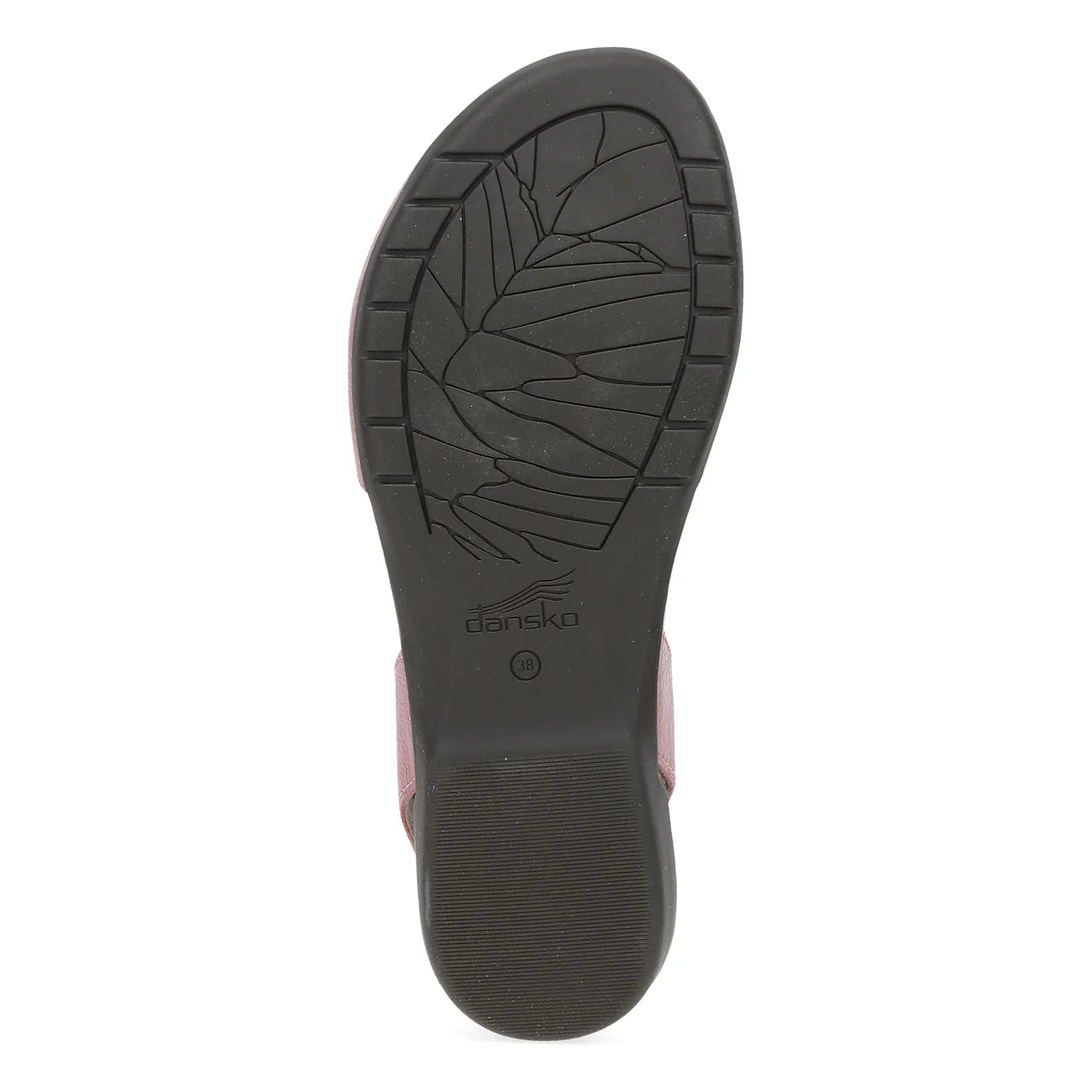 Rowan Closed Toe Sandal in Pink Leather