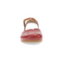Rowan Closed Toe Sandal in Red Perf