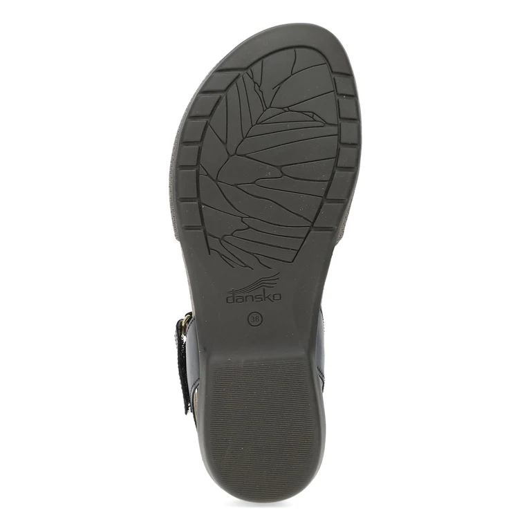 Rowan Closed Toe Sandal in Grey/Pewter