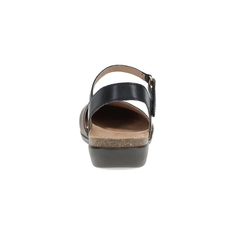 Rowan Closed Toe Sandal in Grey/Pewter