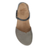 Rowan Closed Toe Sandal in Grey/Pewter