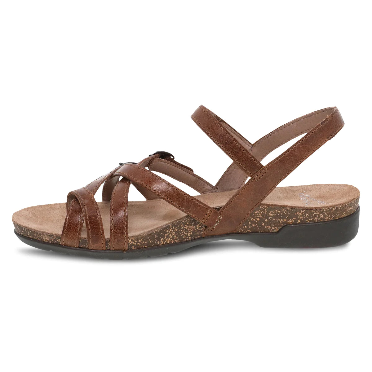 Roslyn Adjustable Weave Sandal in Waxy Tan