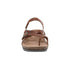 Roslyn Adjustable Weave Sandal in Waxy Tan