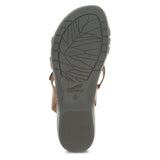 Roslyn Adjustable Weave Sandal in Waxy Tan