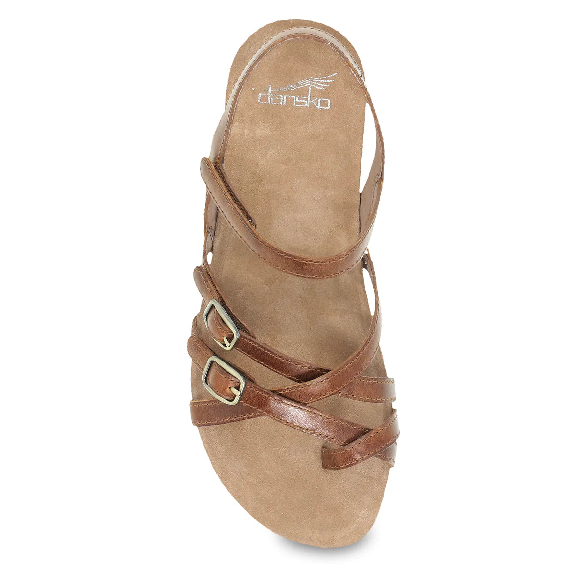 Roslyn Adjustable Weave Sandal in Waxy Tan