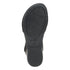 Rori Buckle Closed Toe Sandal in Black Nubuck