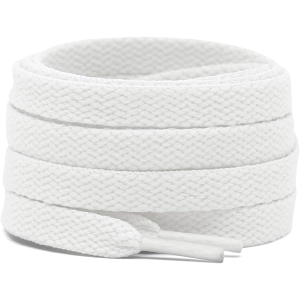 10 Seconds Flat White Shoe Lace