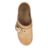 Pearson Stapled Clog With Iconic Buckle in Honey Distressed