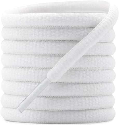 10 Seconds Oval Athletic Shoe Lace in White