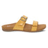 Justine Slip on Two Strap Sandal in Yellow