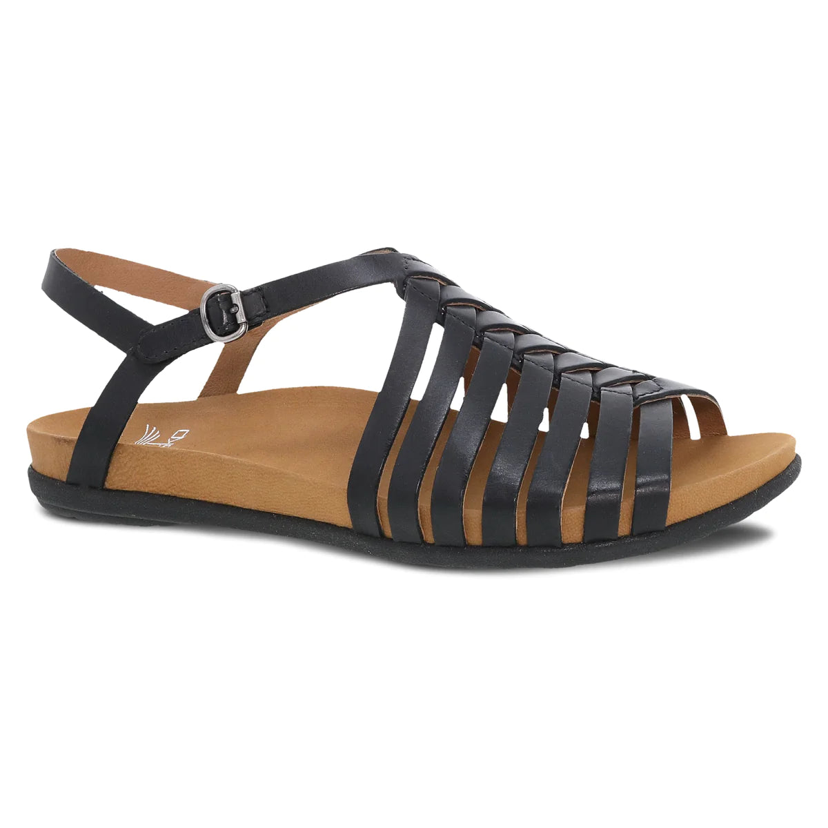 Jennifer Huarache Sandal in Black