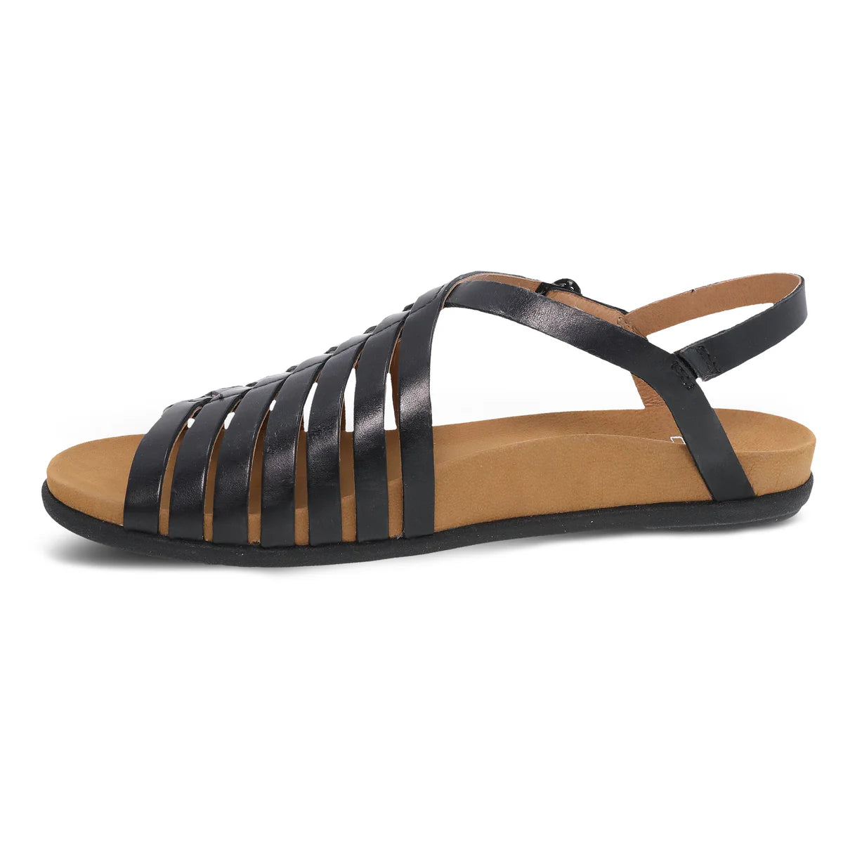 Jennifer Huarache Sandal in Black