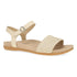 Jodie Casual Woven Sandals in Vanilla