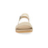 Jodie Casual Woven Sandals in Vanilla