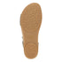 Jodie Casual Woven Sandals in Vanilla