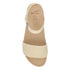 Jodie Casual Woven Sandals in Vanilla