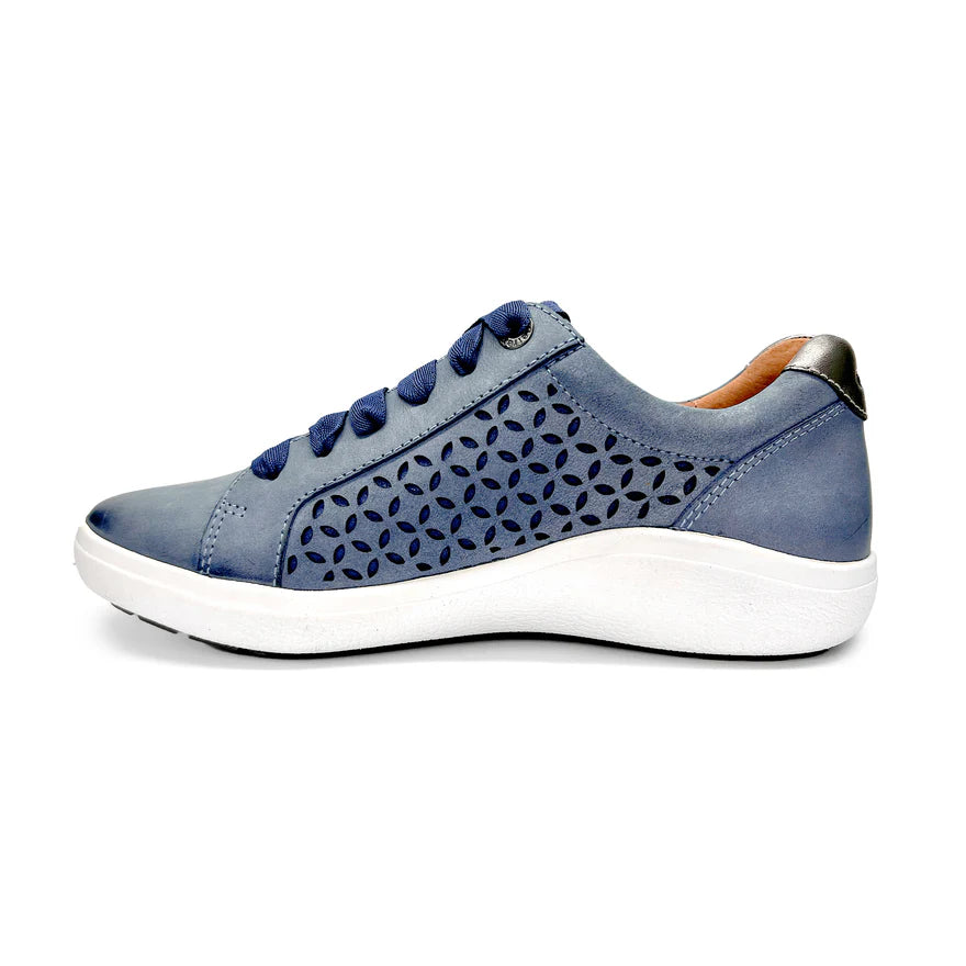 Courtney Sneaker in Cutout Blue