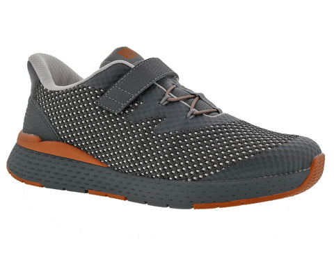 Men's Presto Comfort Slip-on Shoe EXTRA WIDE in Grey Combo