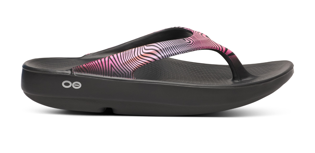 Women's OOlala Toe Post LIMITED EDITION Sandal- Disco Zebra