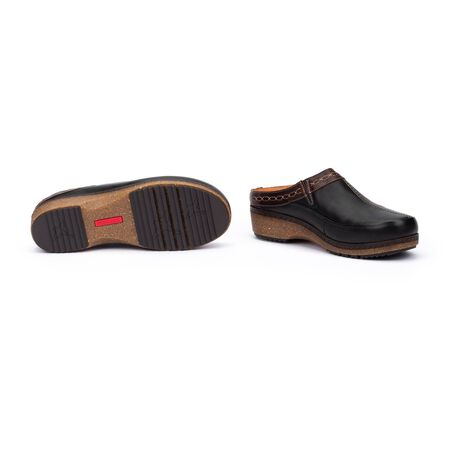 Granada WOW Women's Leather Clog in Black