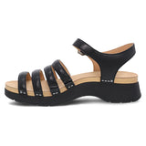 Roxie Strappy Bright Sandal in Black