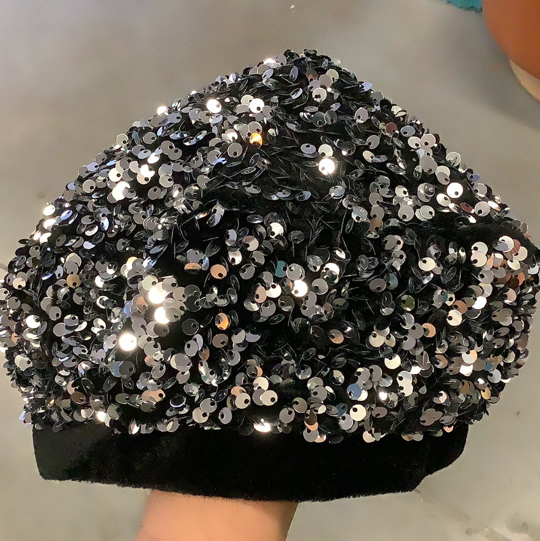 Sequin Beret