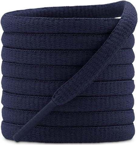 10 Seconds Oval Athletic Shoe Lace in Navy