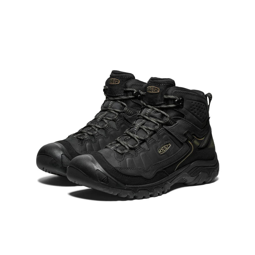 Men's Targhee IV Waterproof Low Cut Hiker in Triple Black