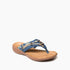 Silverthorn360 Toe Post Sandal in Floral Denim