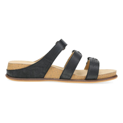 Campell Tri-Strap Sandal In Black