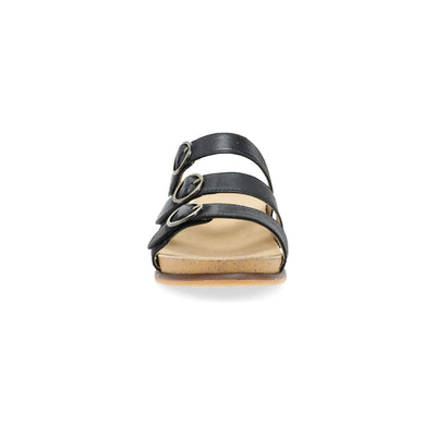 Campell Tri-Strap Sandal In Black