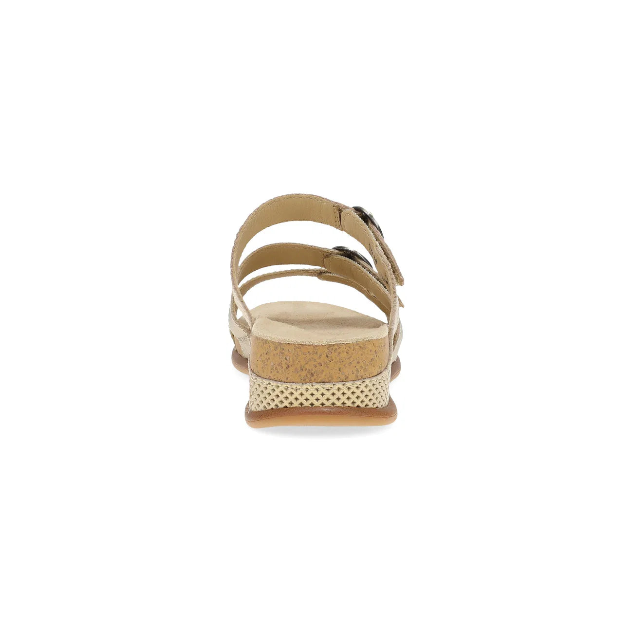 Campell Tri-Strap Sandal in Gold Multi