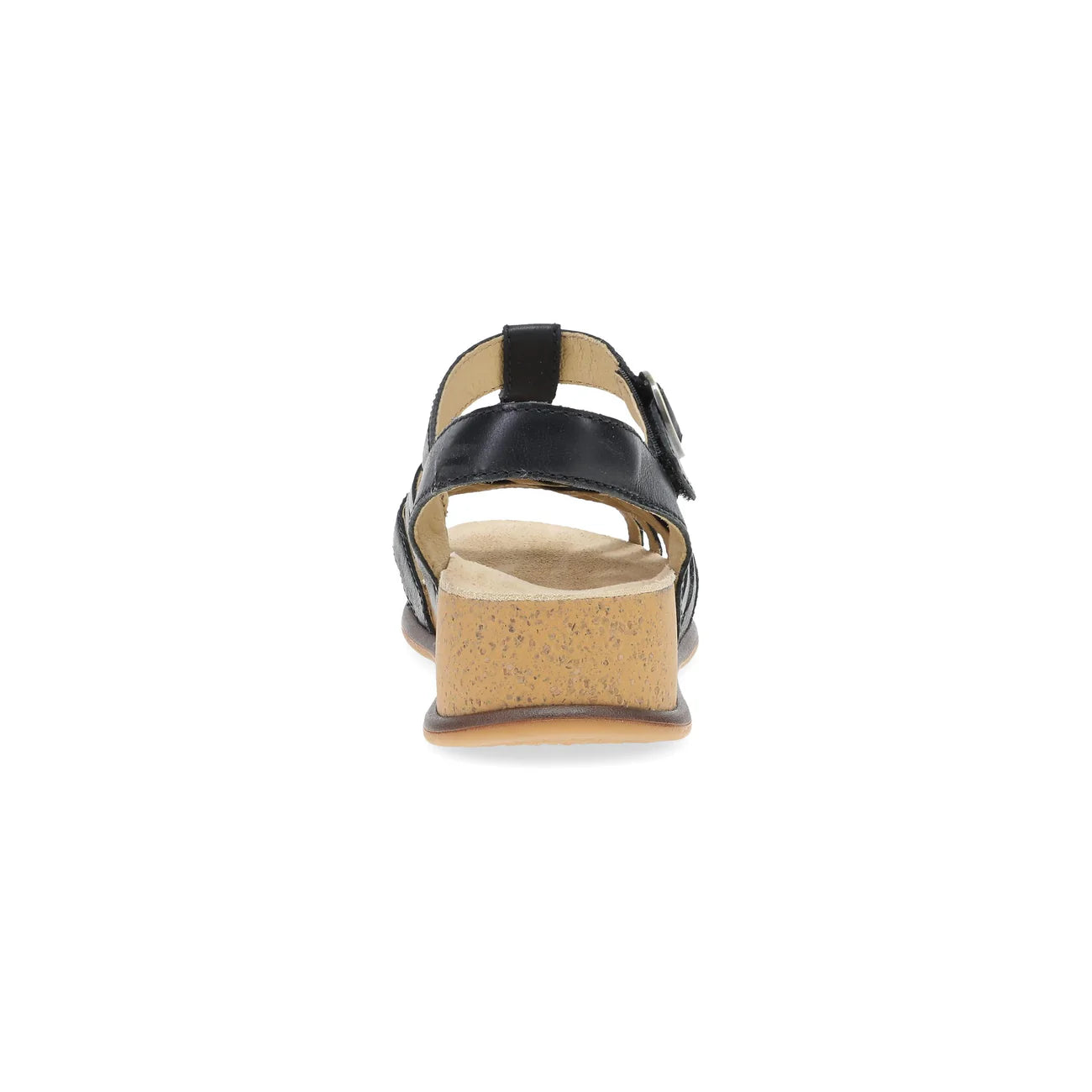 Christa Woven Peep-Toe In Black