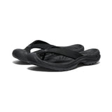 Waimea Leather closed Flip-Flop in Black/Black
