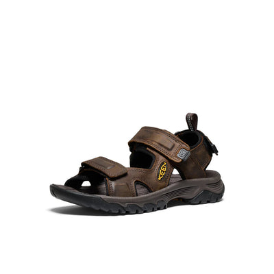 Men's Targhee III Open Toe Walking Sandal in Bison and Mulch