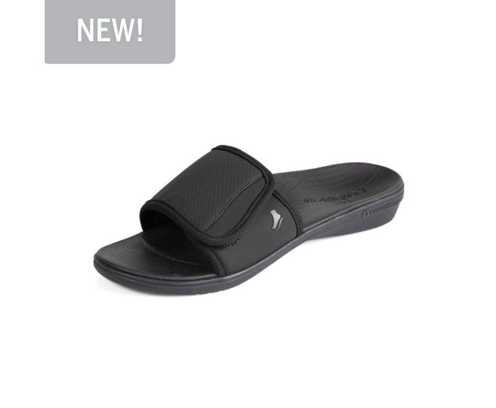 Men's Slide ARCHWEAR Arch Support Sandals in Black