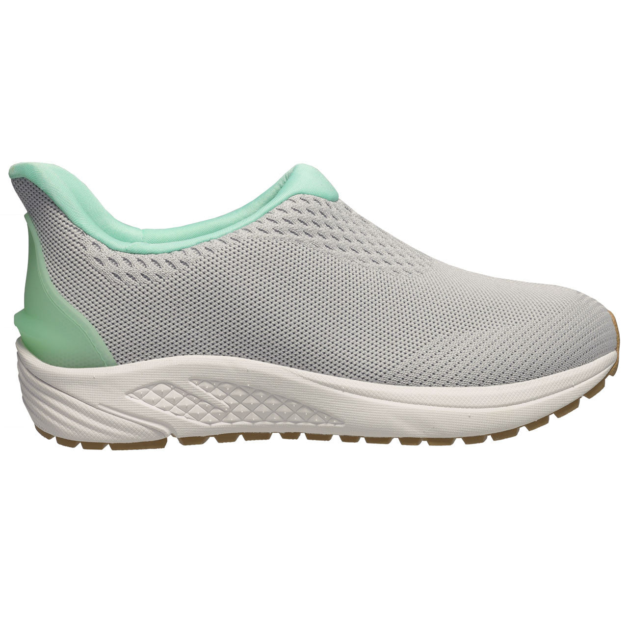 Women's Propét One Velocity Slip On Step In Sneaker in Grey/Mint