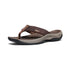 Men's Kona Leather Flip-Flop in Java/Dark Earth