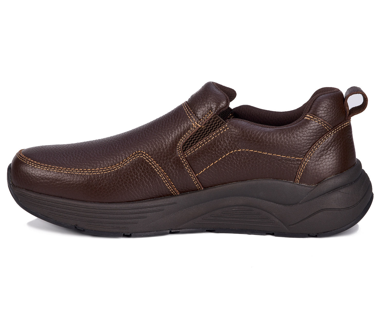 Men's Match Slip in Shoe EXTRA EXTRA WIDE in Brown