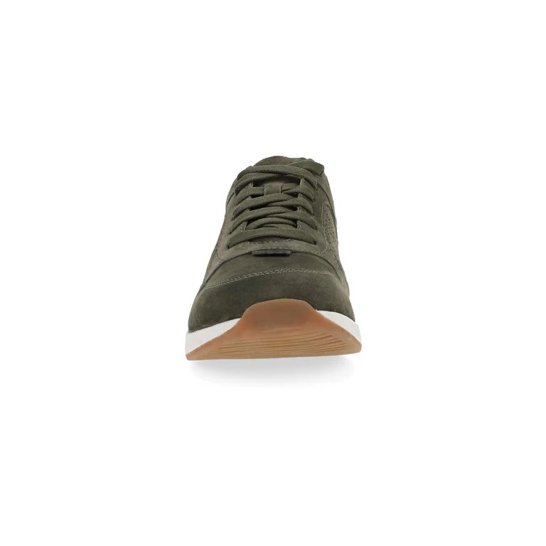Catie Panel Suede Sneaker in Olive