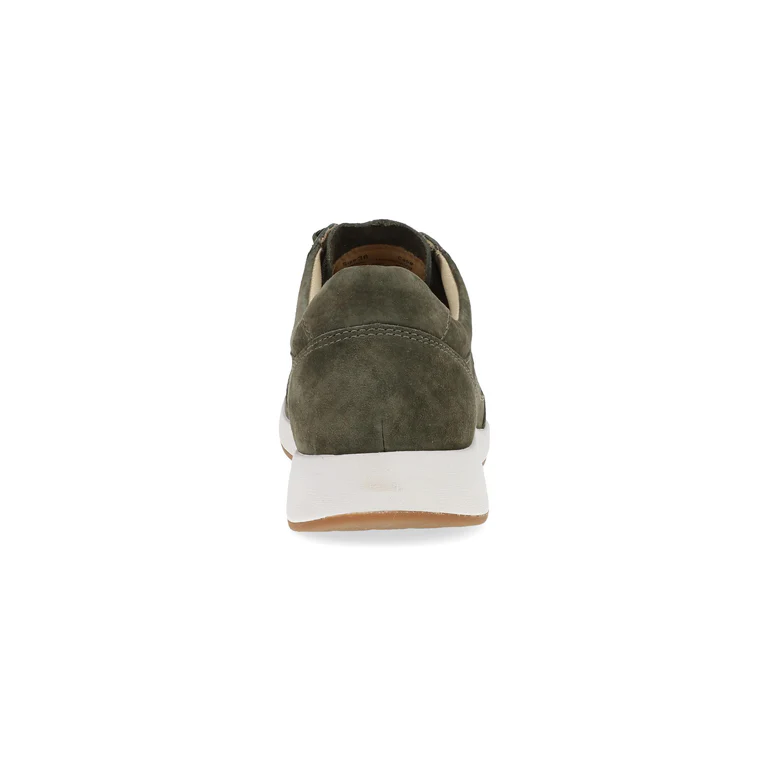 Catie Panel Suede Sneaker in Olive